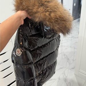 Moncler shiny puffer